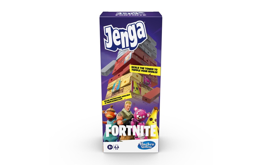 Hasbro Familienspiel Jenga Fortnite