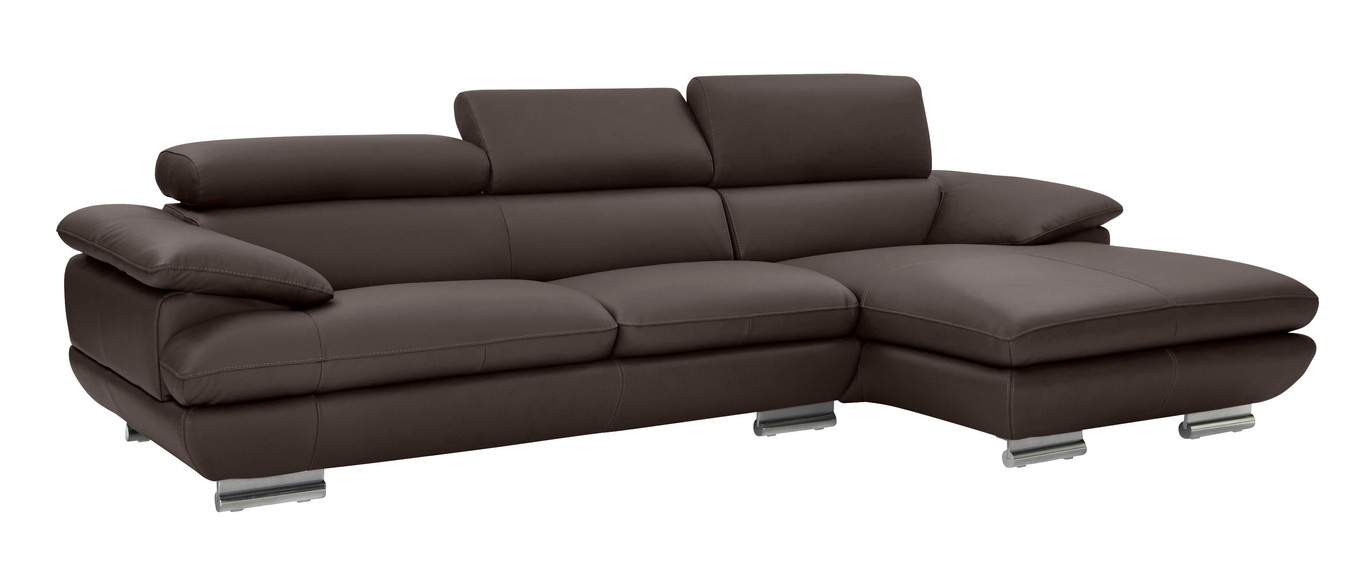 CALIA ITALIA Ecksofa »Magic«, in 2 Lederqualitäten