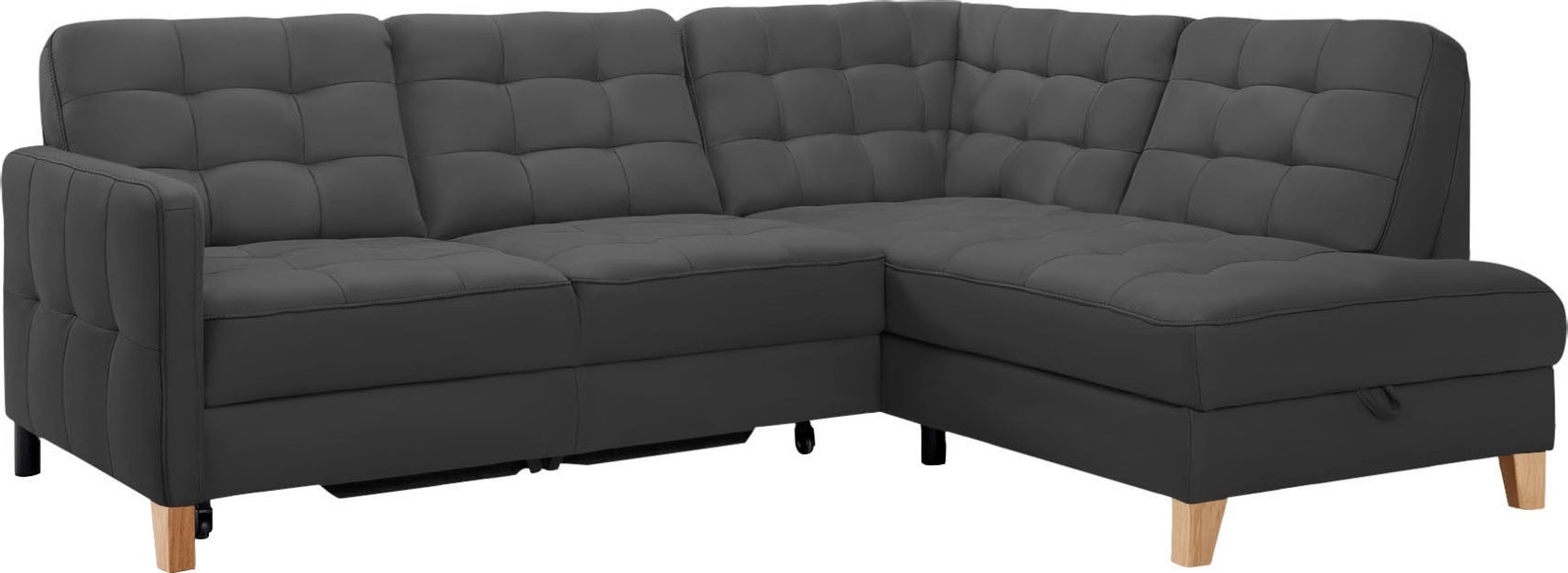 exxpo - sofa fashion Ecksofa »Elio«, wahlweise mit Bettfunktion und Bettkasten, in vielen Bezugsqualitäten