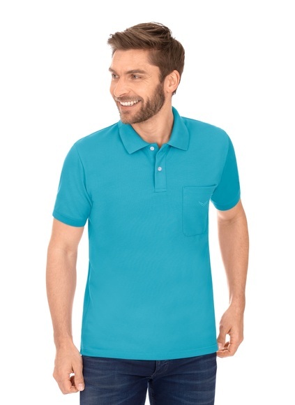 Trigema Poloshirt, mit Brusttasche