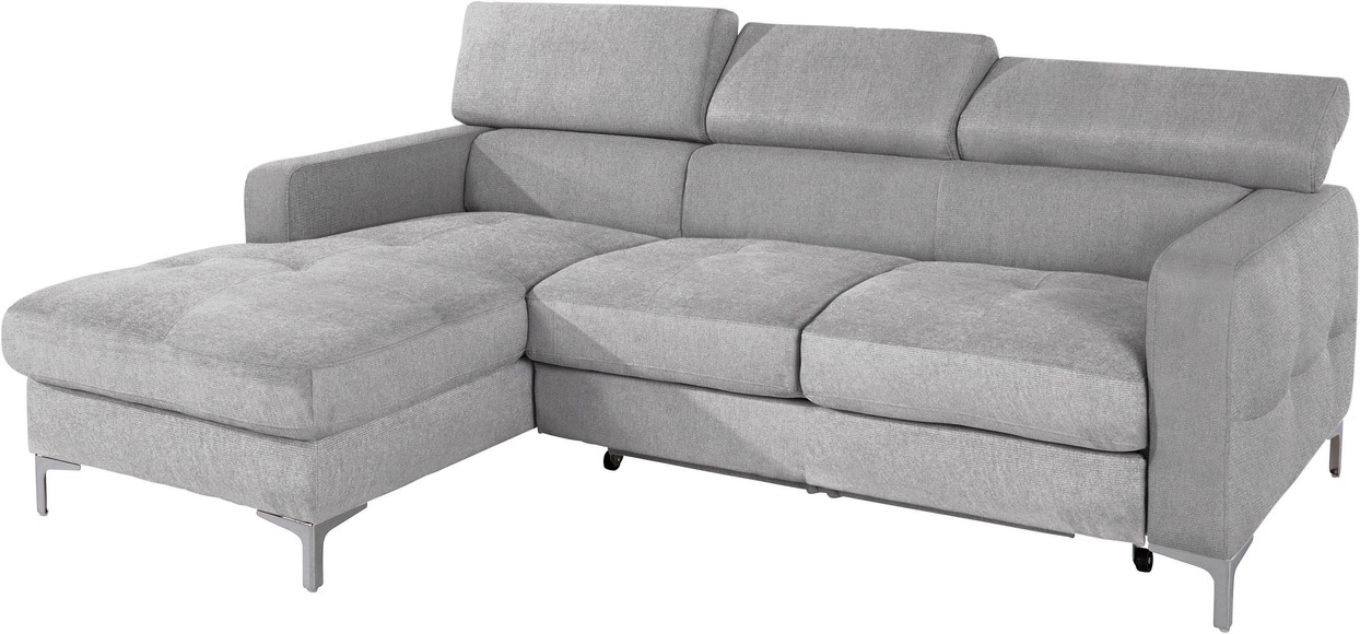 COTTA Ecksofa, inklusive Kopfteilverstellung, wahlweise mit Bettfunktion