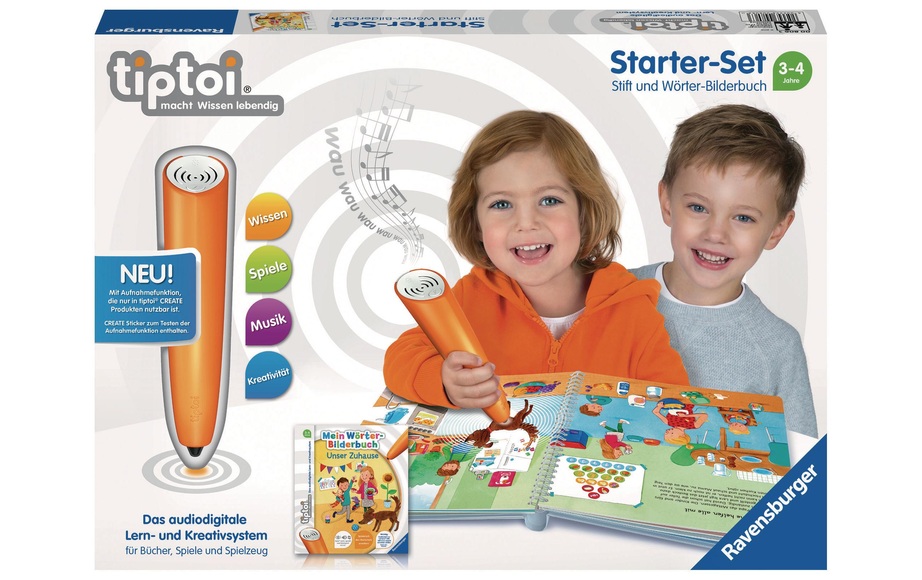 RAVENSBURGER tiptoi Starter-Set Stift + Wörterbuch