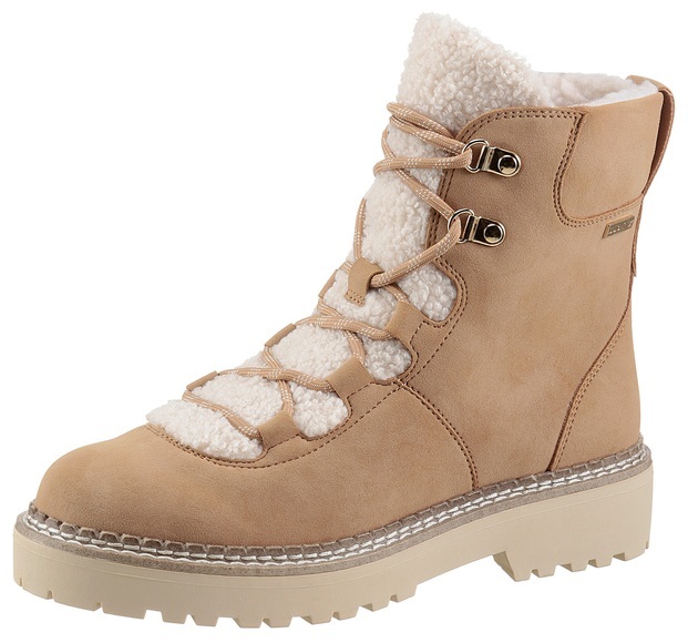 Tamaris Winterboots, mit Fellimitat-Besatz