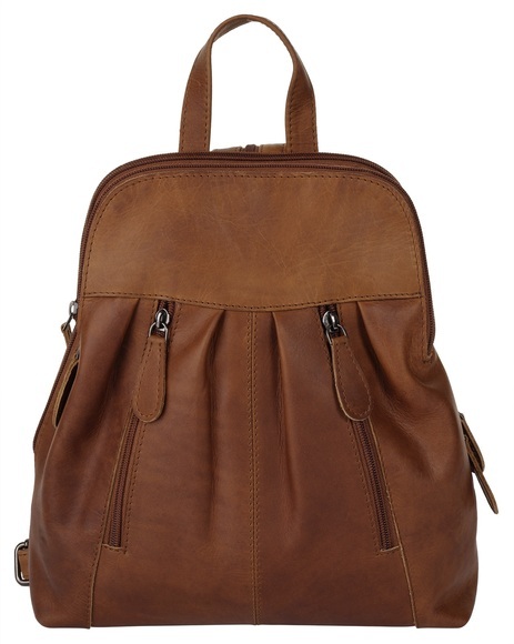 Cluty Cityrucksack, echt Leder