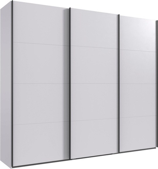 Wimex Kleiderschrank »Mugano, Made in Germany, Lieferung bis in Deine Etage und Stellort«, (wähle Deine Ausstattung: Basic oder Premium!), 3 Schwebetüren, grosse Grössen, mit oder ohne Spiegel, Metallgriffe