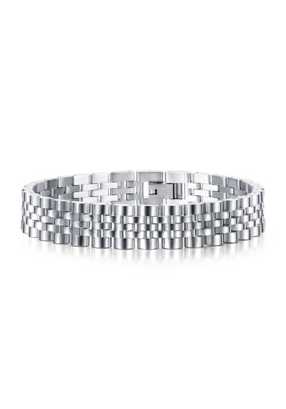 Firetti Gliederarmband »Classic Steel, Glanz/matt«