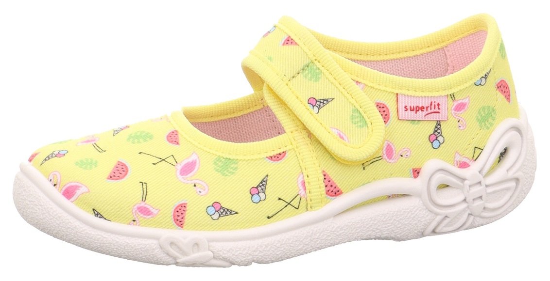 Superfit Hausschuh »BELINDA WMS Weiten Schuh Mess System: M III«, mit Schmetterling-Motiv