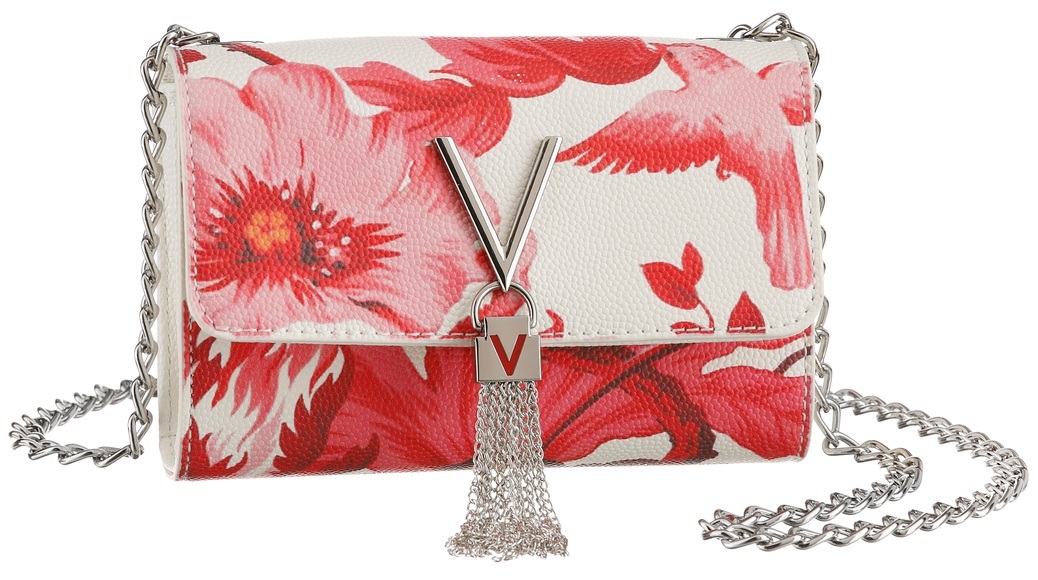 VALENTINO BAGS Clutch »DIVINA PRINT«, mit dekorativem Anhänger