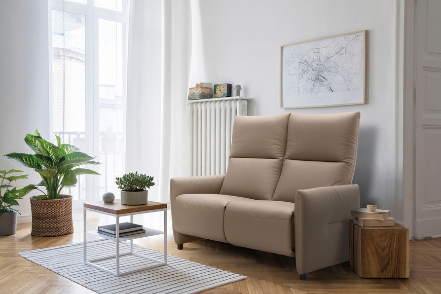 exxpo - sofa fashion 2-Sitzer, Inklusive Relaxfunktion und wahlweise Ablagefach