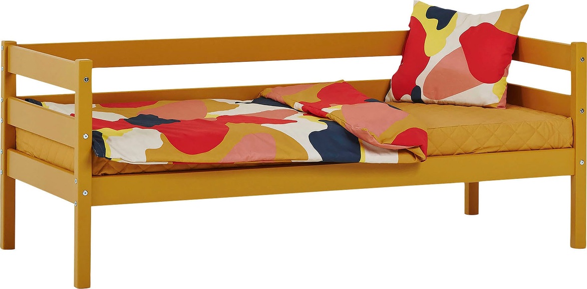 Hoppekids Einzelbett »ECO Comfort«, (Set), mit Rollrost in 8 Farben, wahlweise mit Matratze und Absturzsicherung
