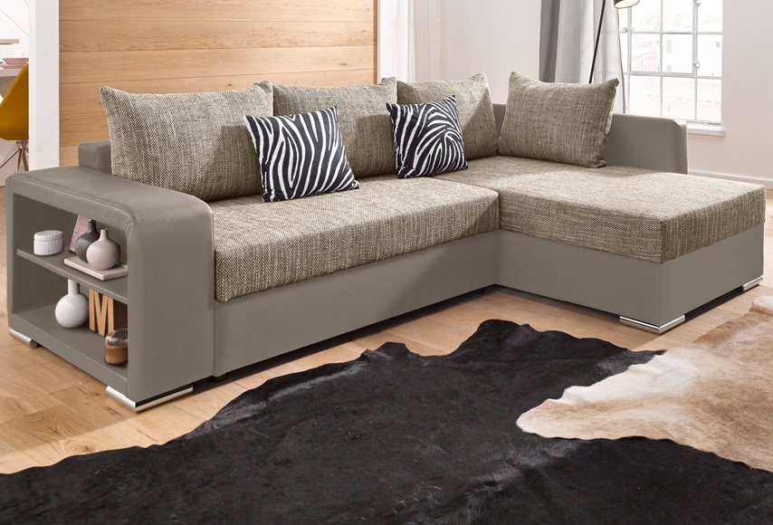 COLLECTION AB Ecksofa, mit Bettfunktion, wahlweise mit Federkern
