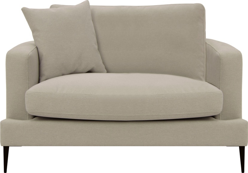 Leonique Sessel »Cozy«, mit Metallbeinen und Zierkissen