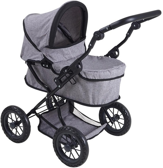 knorr® toys Puppenwagen First - stone - grau