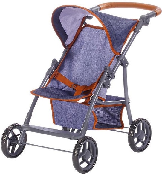 knorr® toys Puppenbuggy Liba - Dark blue - bunt