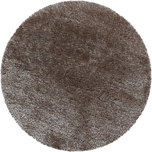 Ayyildiz Hochflor-Teppich »BRILLIANT 4200«, rund, 50 mm Höhe, Wohnzimmer