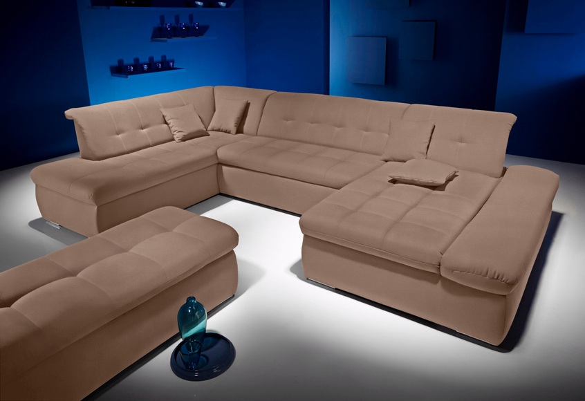 INOSIGN Wohnlandschaft, wahlweise mit Bett- und Armlehnfunktion