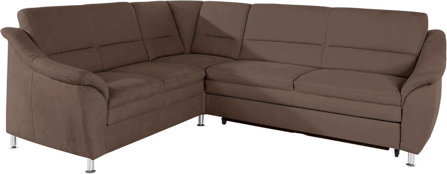 Places of Style Ecksofa »Cardoso«, Federkern, wahlweise mit Bett, Schubkasten, teilweise Relaxfunktion