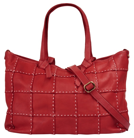 Samantha Look Shopper, echt Leder, Made in Italy