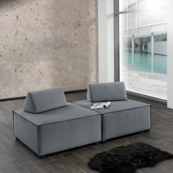 Max Winzer® Wohnlandschaft »MOVE«, (Set), Sofa-Set 10 aus 2 Hockern, inklusive 2 Kissenaufsätze, individuell kombinierbar