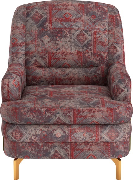 sit&more Sessel »Orient 10 V«, inkl. 1 Zierkissen mit Strass-Stein, goldfarbenfabene Metallfüsse