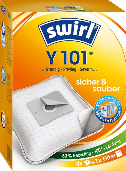 Swirl 188123 Y101 Micropor Plus - Staubsaugerbeutel ()