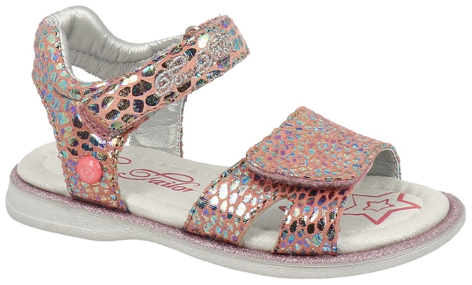 TOM TAILOR Riemchensandale, im Metallic Look
