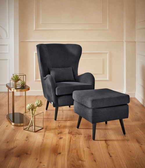 Guido Maria Kretschmer Home&Living Sessel »Sallito«, incl. Hocker, die kleinere Version von 