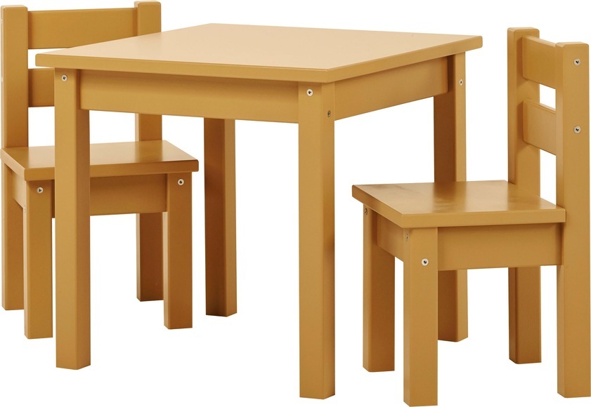 Hoppekids Kindersitzgruppe »MADS Kindersitzgruppe«, (Set, 5 tlg., 1 Tisch, 4 Stühle), in vielen Farben, mit vier Stühlen