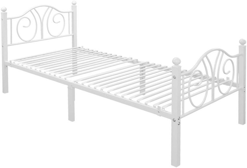 GOODproduct Metallbett »Amrum Landhausbett Bett Märchenbett Prinzessinbett« Träume wie im Märchen: Dein romantisches Metallbett in 2 Breiten