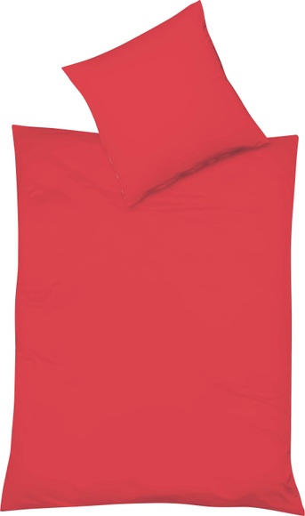fleuresse Bettwäsche »Provence«, (2 tlg.), Bettwäsche in Halbleinen Qualität, unifarbene Bettwäsche
