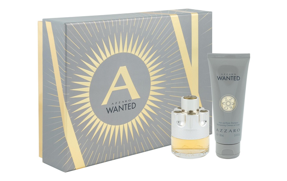 Azzaro Wanted Eau De Toilette + Hair & Body Herren Set