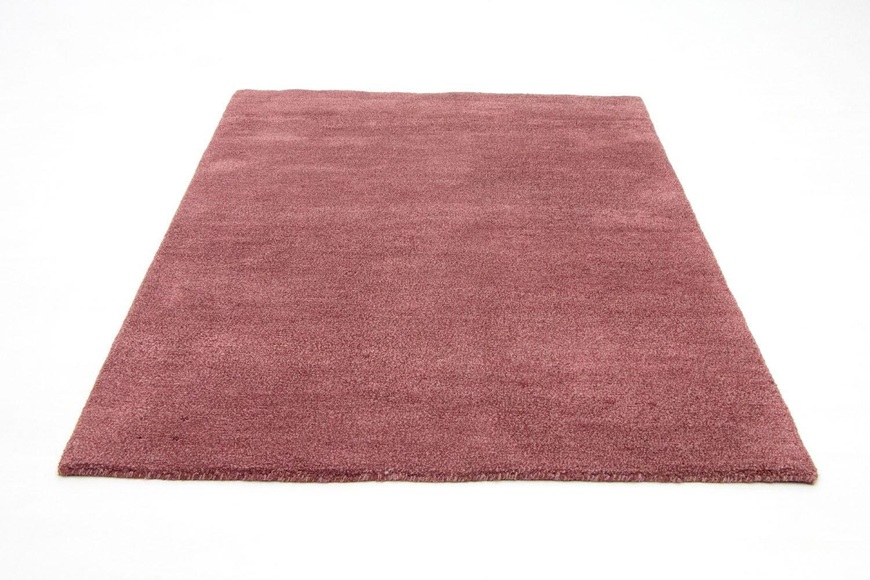 morgenland Wollteppich »Nepal Teppich handgeknüpft rosa«, rechteckig, 18 mm Höhe, handgeknüpft