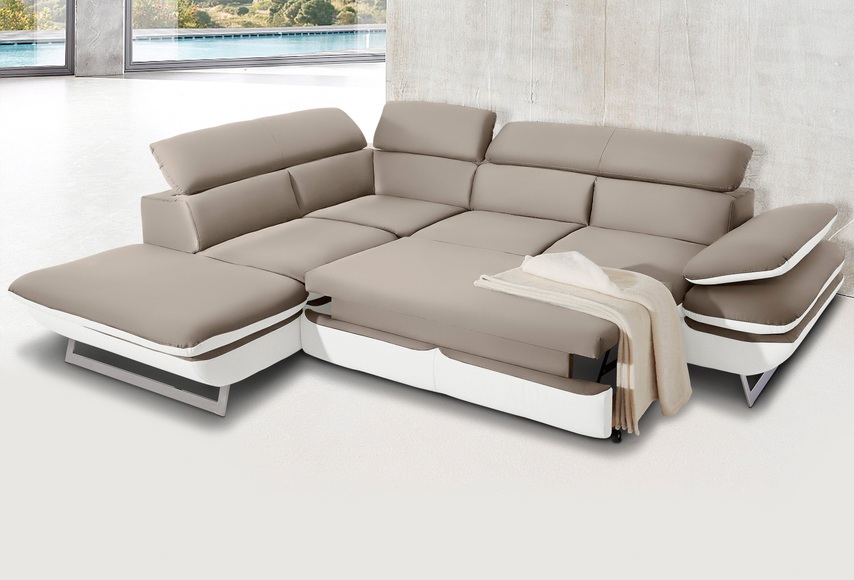 INOSIGN Ecksofa, wahlweise mit Bettfunktion