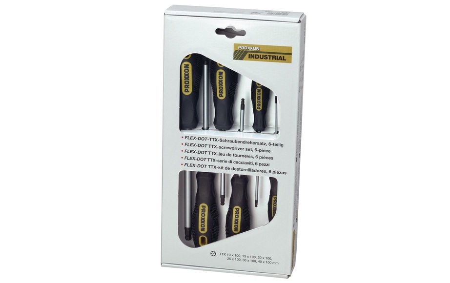 Werkstatt Schraubendreher-Set 6teilig Proxxon Industrial FLEX-DOT TORX BO