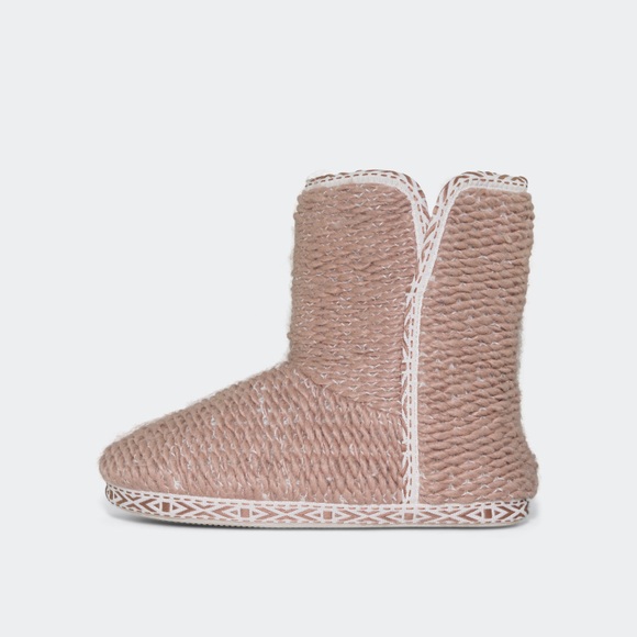 Flip Flop Hüttenschuhe »knit*folded«, mit Schaft zum krempeln