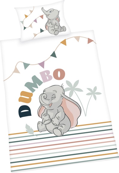 Herding Renforcé Kinder-Bettwäsche Disney´s Dumbo