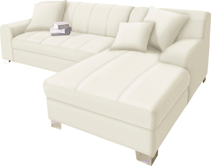 INOSIGN Ecksofa, wahlweise mit Bettfunktion