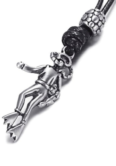 Firetti Kette mit Anhänger »Schmuck Geschenk, Taucher«, zu Hoodie, Shirt, Jeans, Sneaker! Anlass Geburtstag Weihnachten