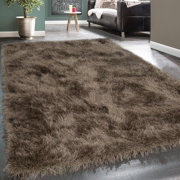 Hochflor-Teppich, »Glamour 300«, Paco Home, rechteckig, Höhe 70 mm, maschinell gewebt