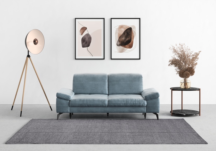 sit&more 2,5-Sitzer »Cabana«, Breite 211 cm, mit oder ohne Sitztiefen-, und Kopfteilfunktion