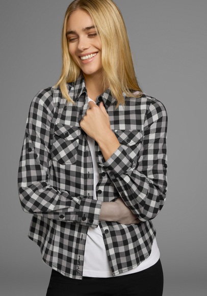 Arizona Karobluse, Lässiger-Holzfäller-Look