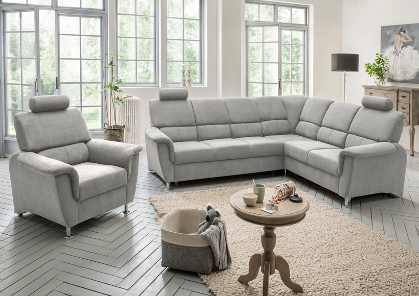 Home affaire Ecksofa »Pisa«, mit Bettfunktion und Bettkasten