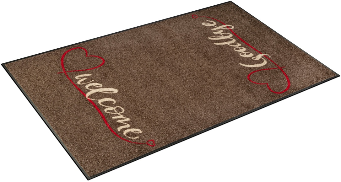 wash+dry by Kleen-Tex Teppich »Swinging Goodbye«, rechteckig, 7 mm Höhe