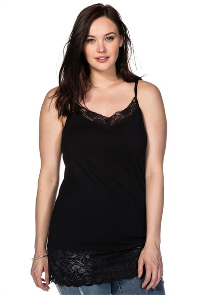 Sheego Longtop, mit verstellbaren Trägern