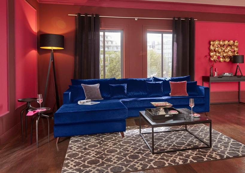 Guido Maria Kretschmer Home&Living Ecksofa »Renesse«, lose Kissen, Keder an Sitzkissen