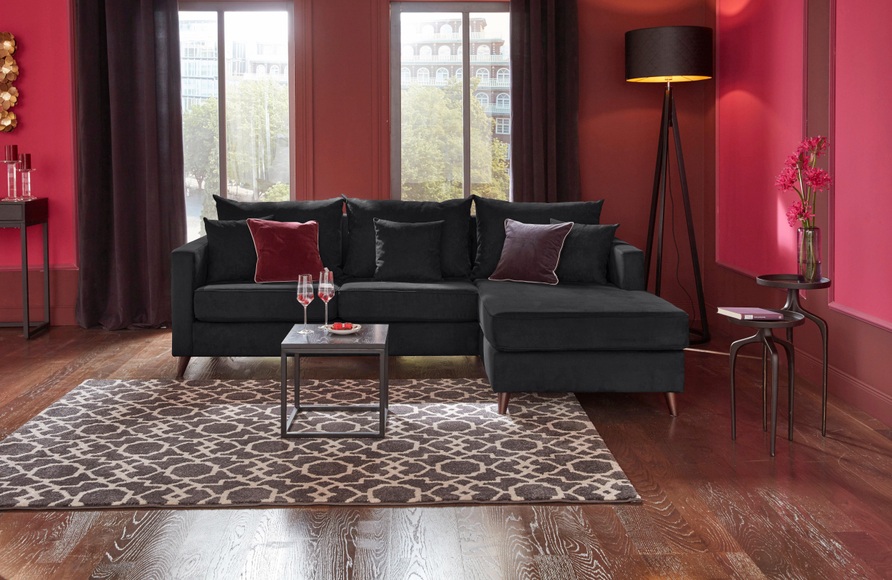 Guido Maria Kretschmer Home&Living Ecksofa »Renesse«, lose Kissen, Keder an Sitzkissen