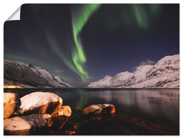 Artland Wandbild »Nordlicht Norwegen II«