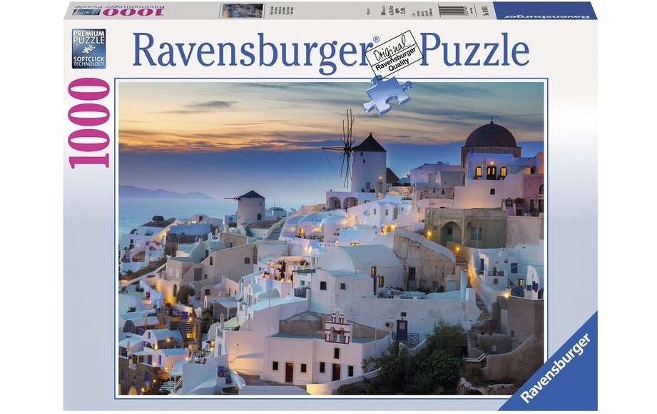 Ravensburger Puzzle Abend in Santorini, 1000 Teile