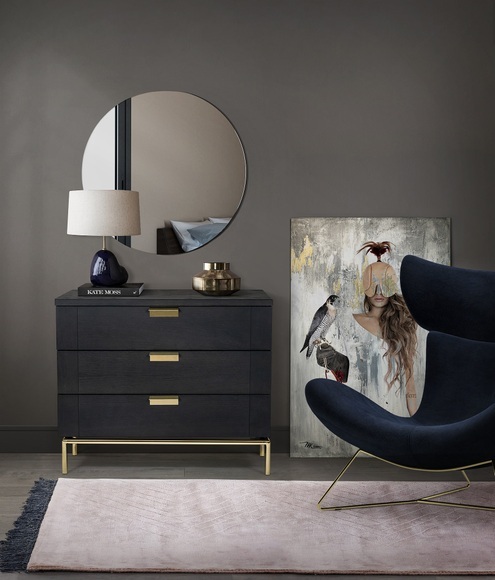 Woodman Kommode, Holzfurnier aus Walnussbaum, skandinavisches Design