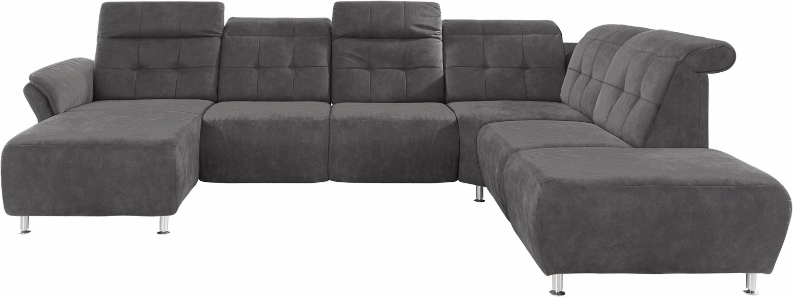 Places of Style Wohnlandschaft »Manhattan«, 2 Sitze mit elektrischer Relaxfunktion, verstellbare Armlehnen